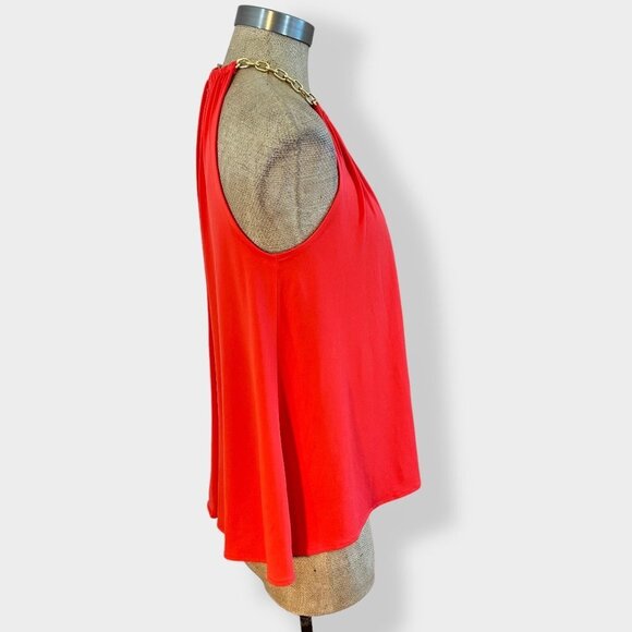 Michael Michael Kors Halter Neck Chain Link Sleeveless Top XS‎ - Picture 2 of 5